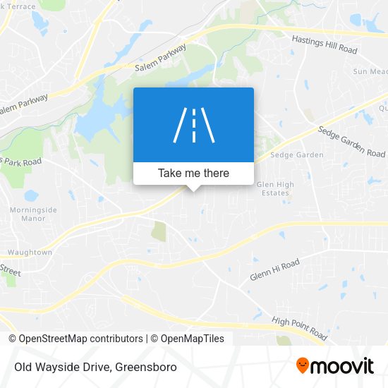 Mapa de Old Wayside Drive