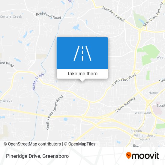 Mapa de Pineridge Drive