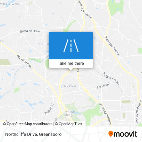 Northcliffe Drive map
