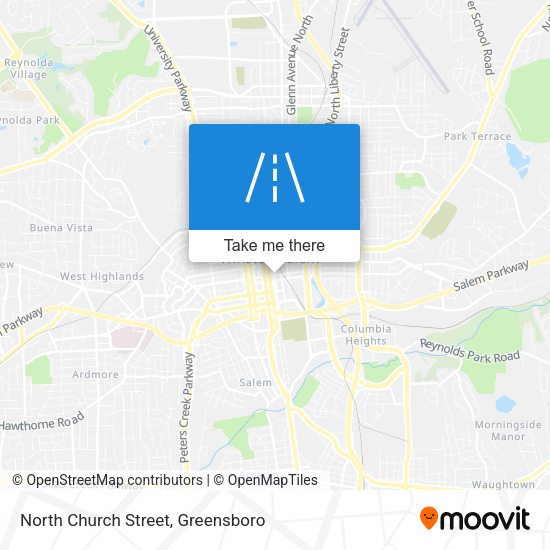Mapa de North Church Street