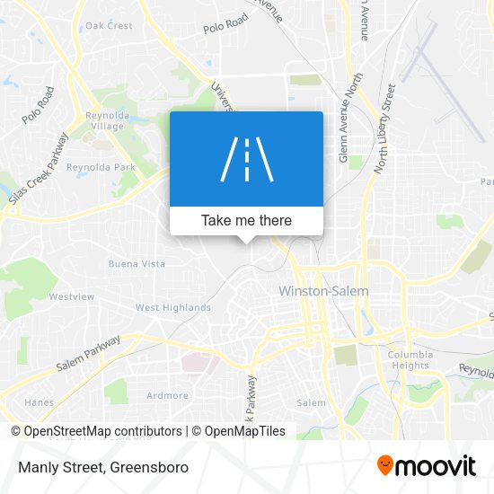 Mapa de Manly Street
