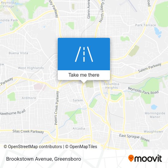 Mapa de Brookstown Avenue
