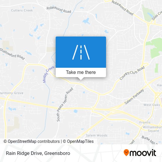 Rain Ridge Drive map