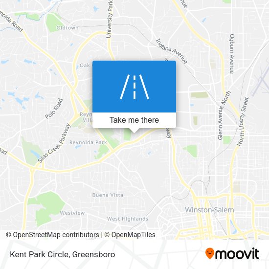 Kent Park Circle map