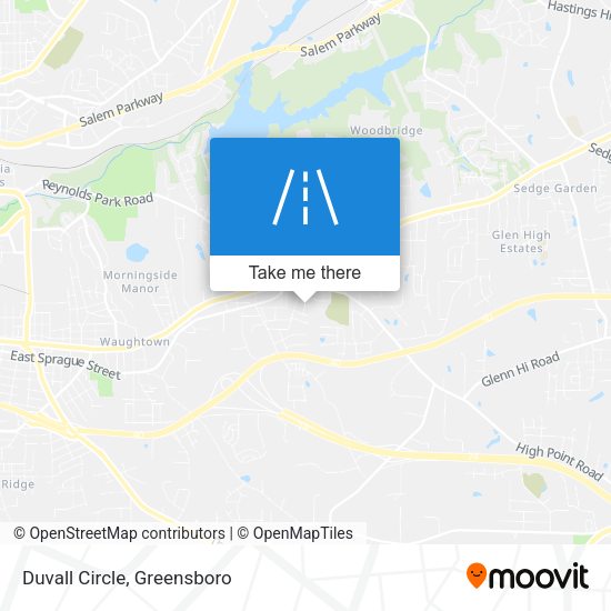 Mapa de Duvall Circle