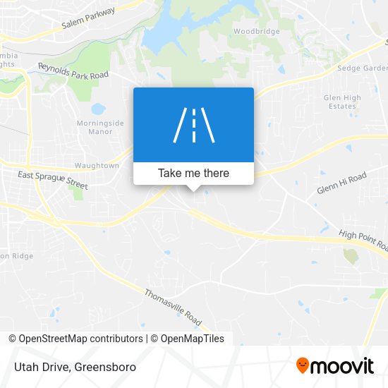 Mapa de Utah Drive