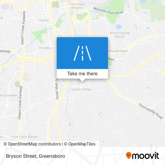 Mapa de Bryson Street