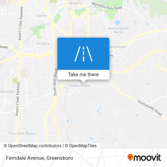Ferndale Avenue map