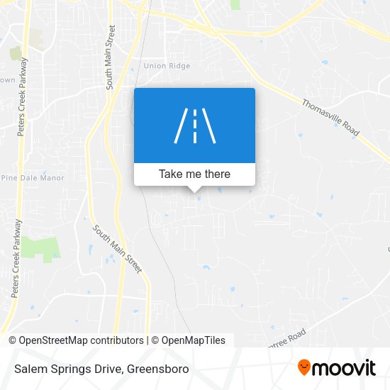 Mapa de Salem Springs Drive