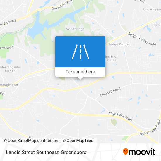 Landis Street Southeast map