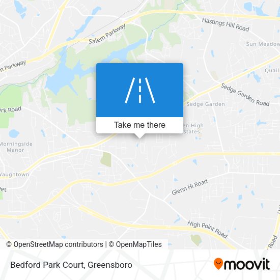 Mapa de Bedford Park Court