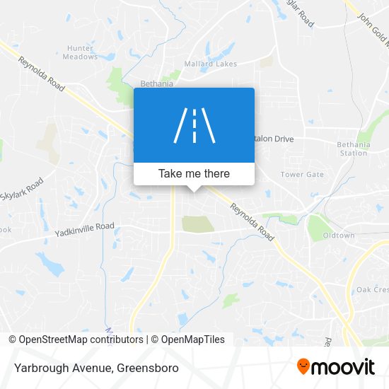 Yarbrough Avenue map
