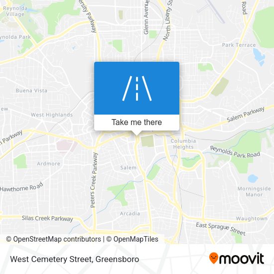 West Cemetery Street map