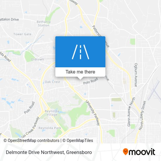 Mapa de Delmonte Drive Northwest