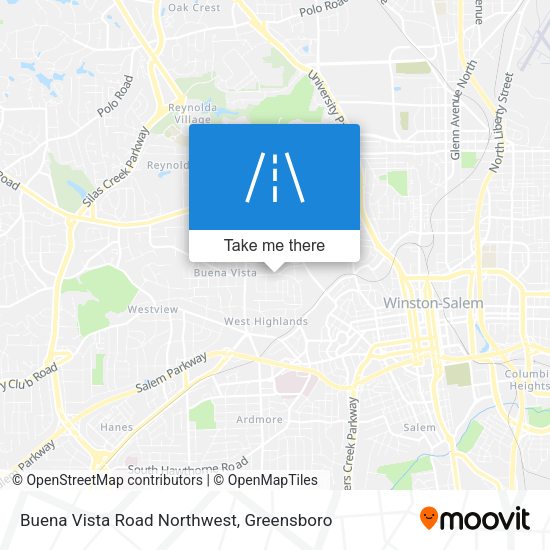 Mapa de Buena Vista Road Northwest