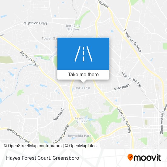 Mapa de Hayes Forest Court