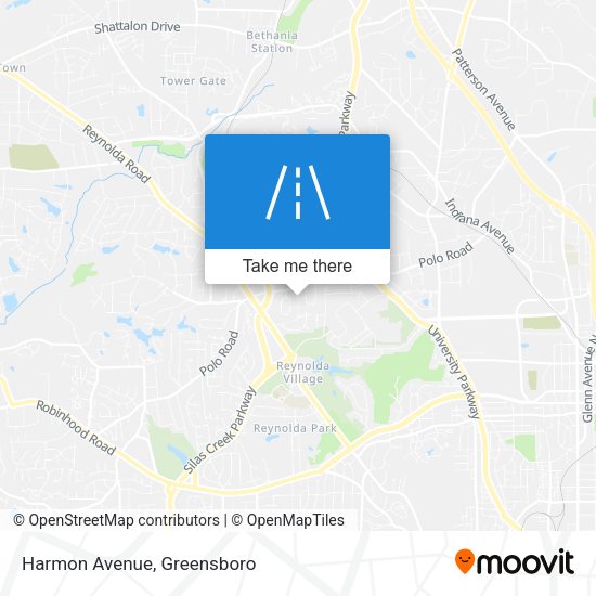 Mapa de Harmon Avenue