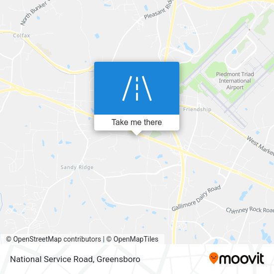 Mapa de National Service Road