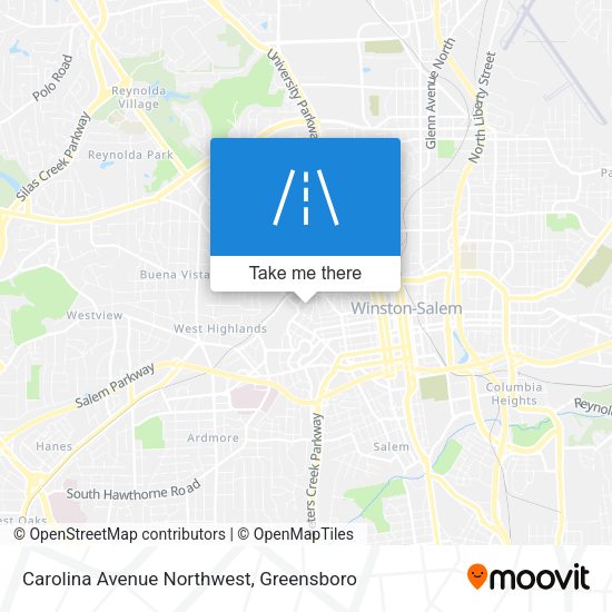 Mapa de Carolina Avenue Northwest