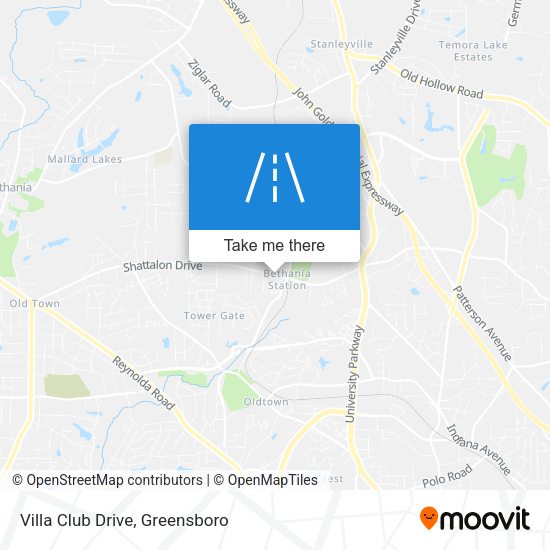 Mapa de Villa Club Drive