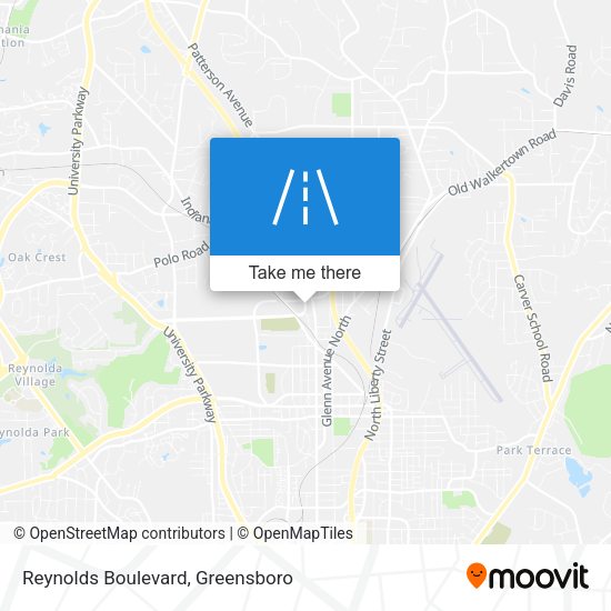 Reynolds Boulevard map