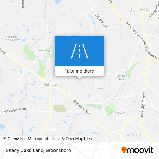 Mapa de Shady Oaks Lane
