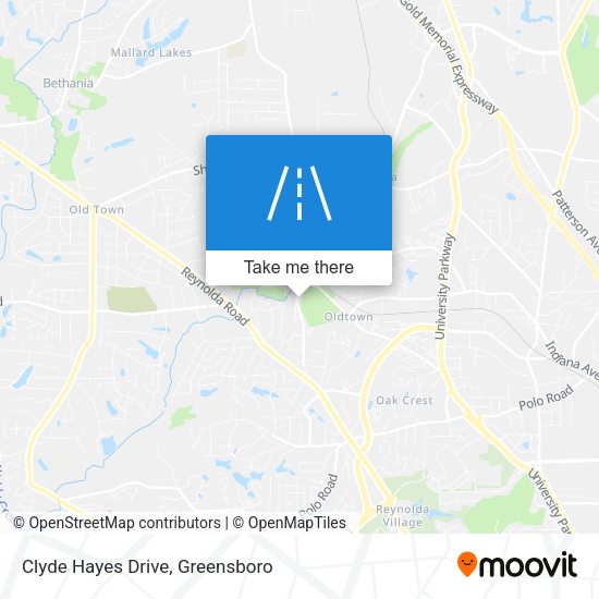Mapa de Clyde Hayes Drive