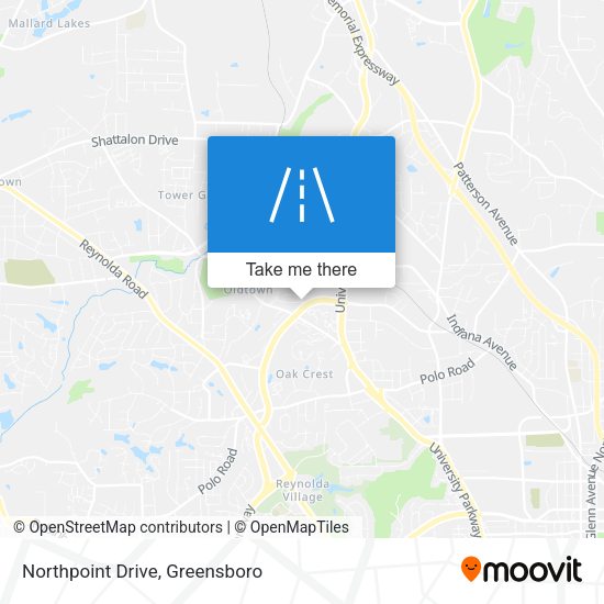 Mapa de Northpoint Drive