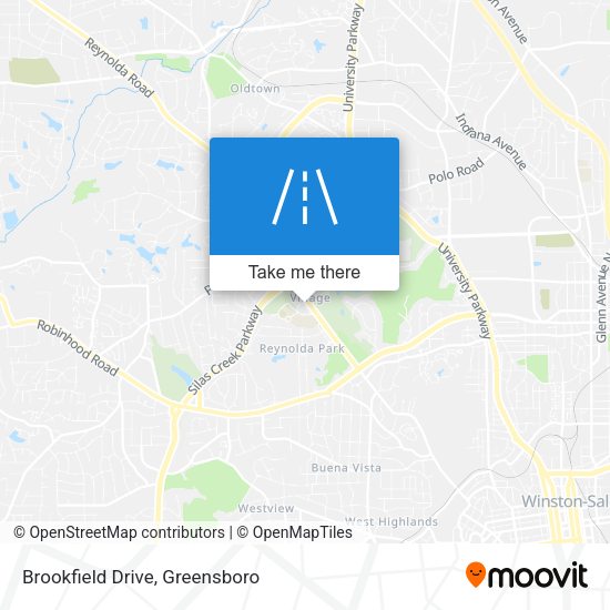 Mapa de Brookfield Drive
