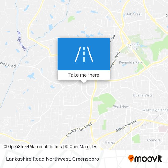 Lankashire Road Northwest map