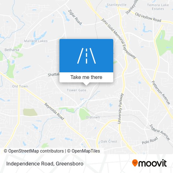 Independence Road map