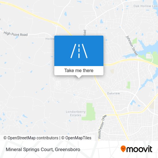 Mineral Springs Court map