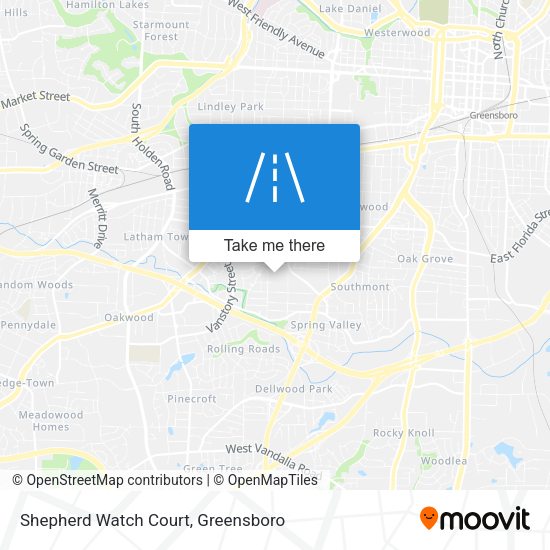 Shepherd Watch Court map
