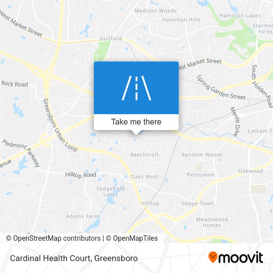 Cardinal Health Court map