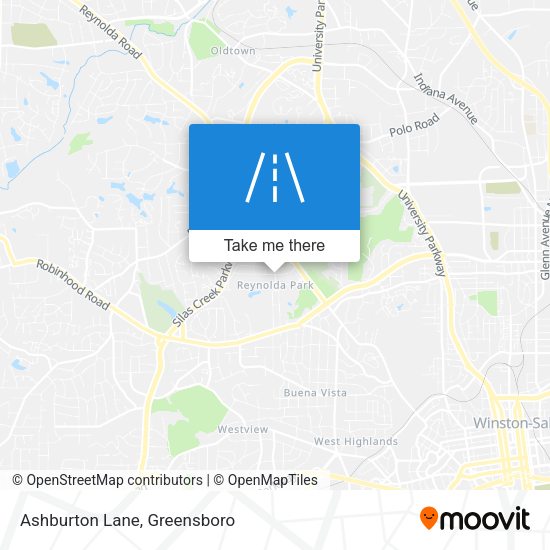 Mapa de Ashburton Lane