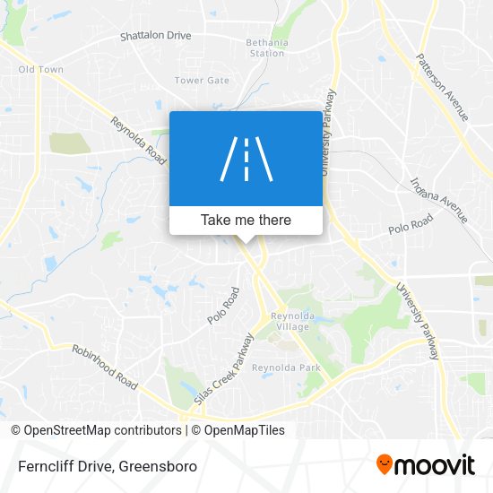 Ferncliff Drive map