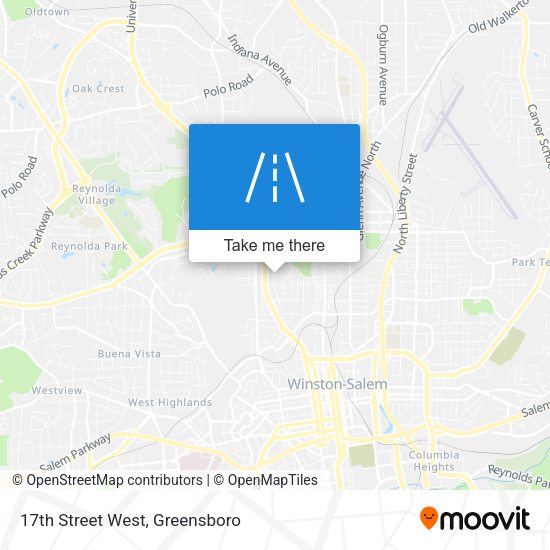 Mapa de 17th Street West