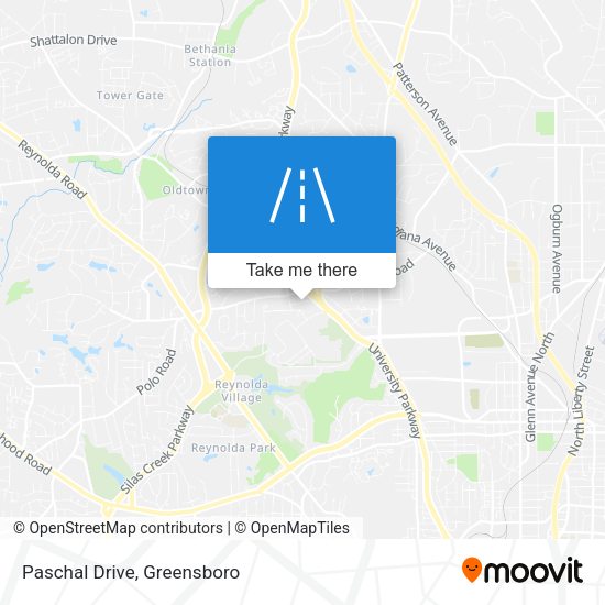 Mapa de Paschal Drive