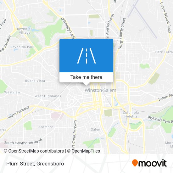 Mapa de Plum Street