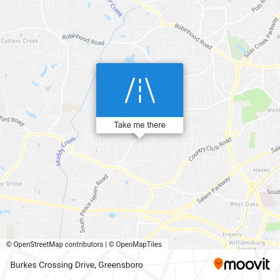 Burkes Crossing Drive map