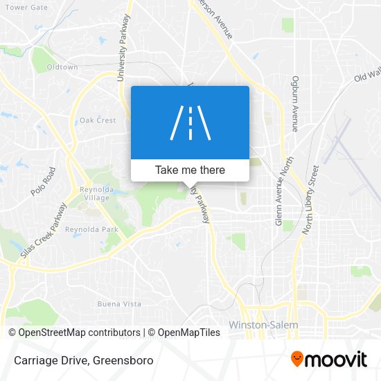 Carriage Drive map