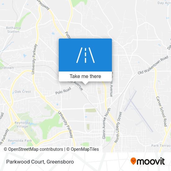 Mapa de Parkwood Court