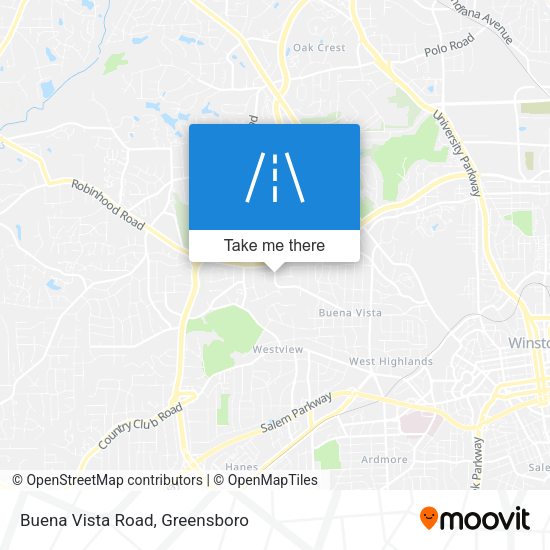 Mapa de Buena Vista Road