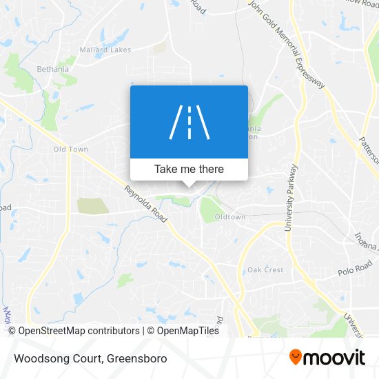 Mapa de Woodsong Court
