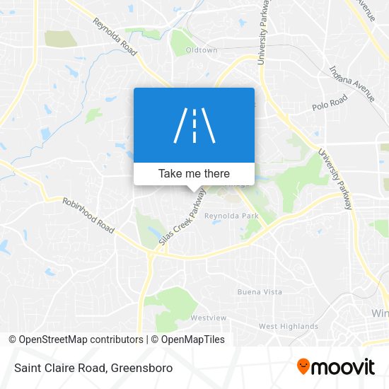 Saint Claire Road map