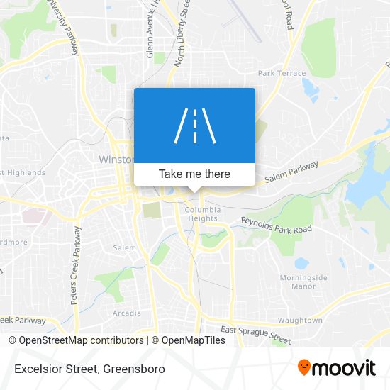 Mapa de Excelsior Street