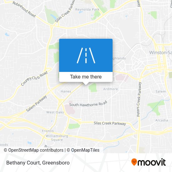 Mapa de Bethany Court