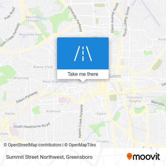 Mapa de Summit Street Northwest