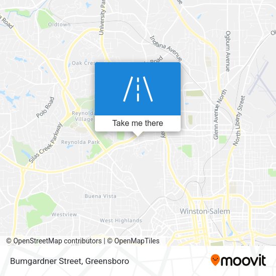 Mapa de Bumgardner Street