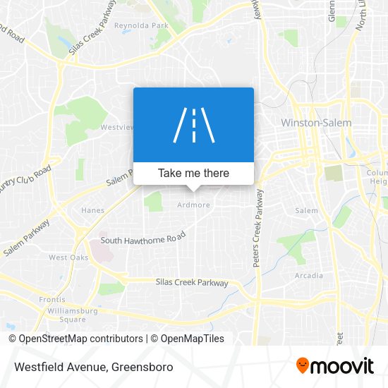 Westfield Avenue map